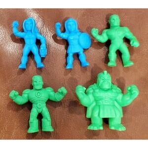 Wendy’s Kids Meal Toys DC Heroes Blue Green Collectible Figurine Cake Toppers